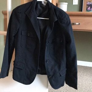 Cute short black jacket.